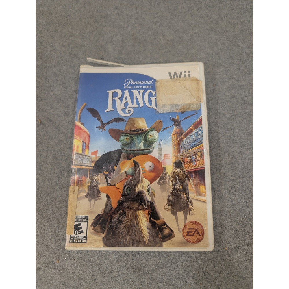 Rango The Video Game Nintendo Wii EA Paramount Action Adventure 2011 - Picture 1 of 3